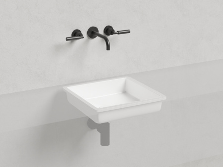 Раковина из искусственного камня S-Stone Salini MAREA 1802207MF 40х40 встраиваемая цвет мультиколор